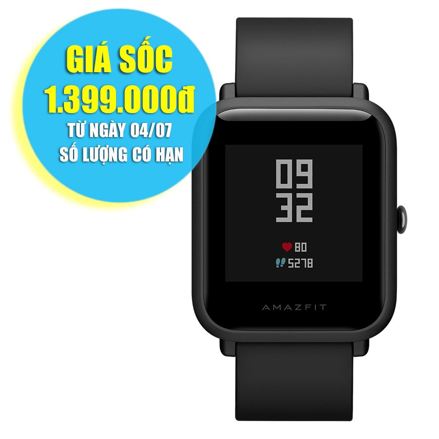 Đồng Hồ Thông Minh Xiaomi Amazfit Bip - Hàng Chính Hãng