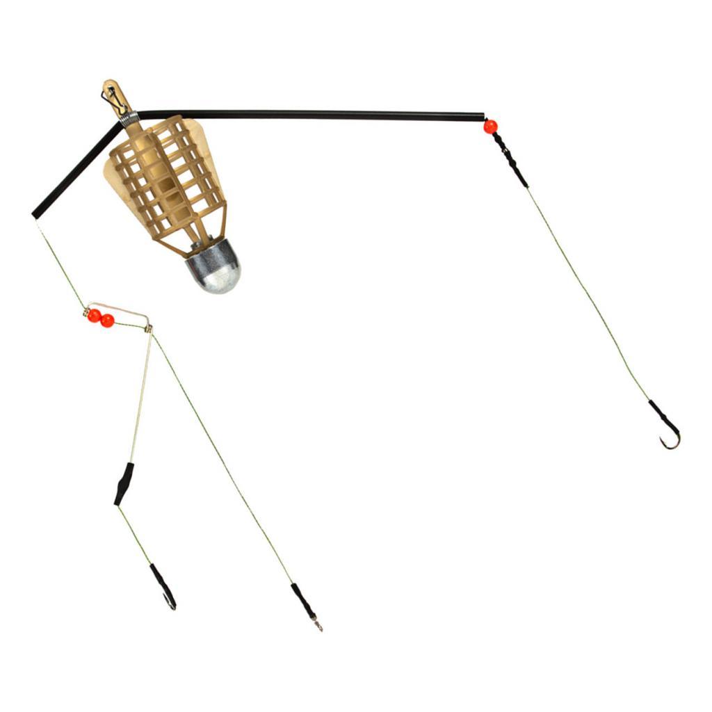 Fishing Lure Cage With Line Hooks Carp Method Baits Thrower Terminal Tackle