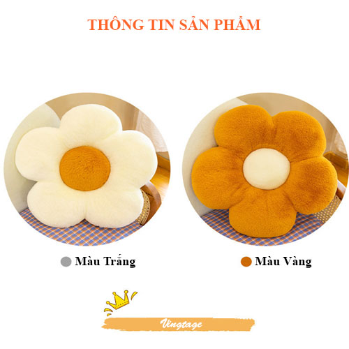 Gối hình hoa hướng dương, gối trang trí phòng khách