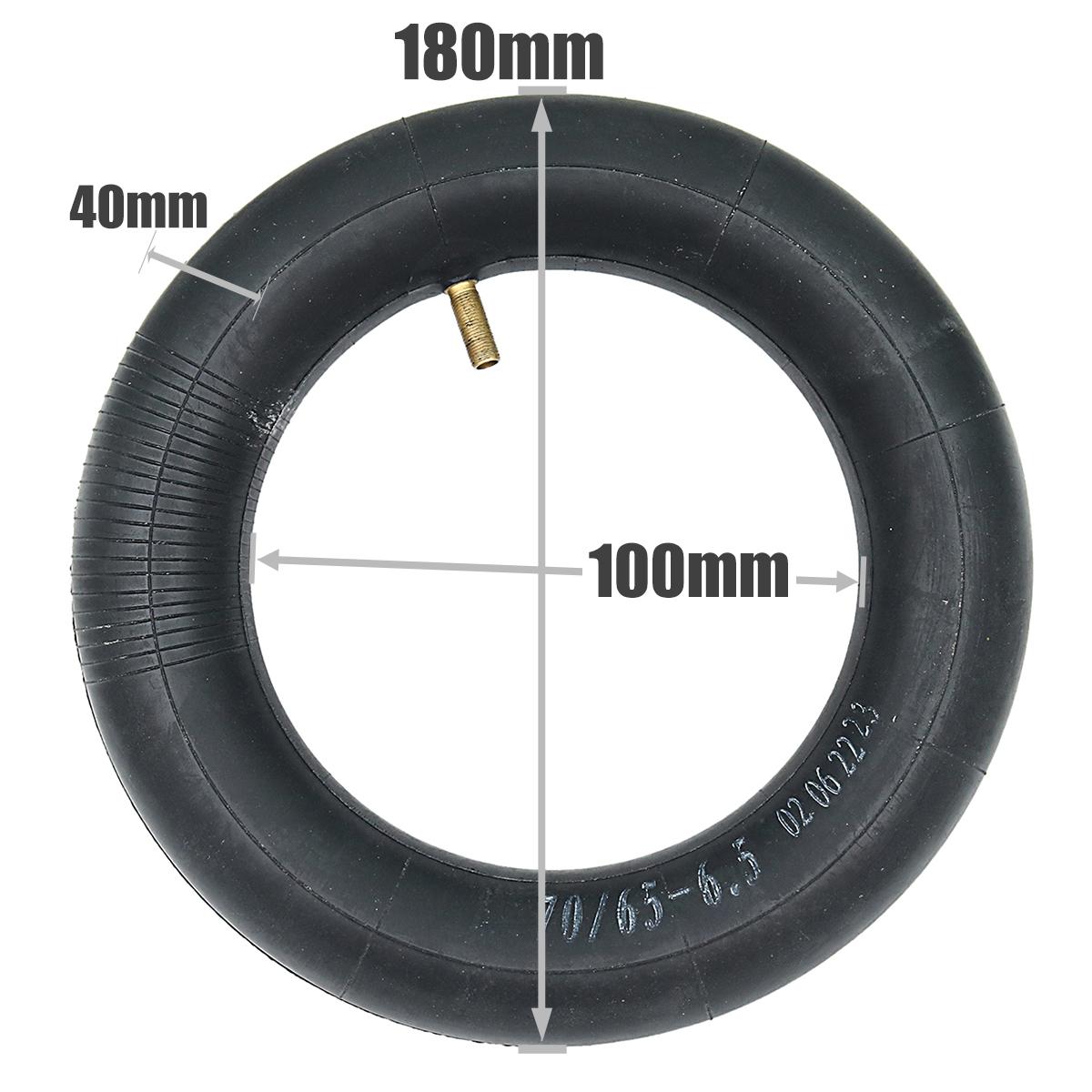 10 inch 70/65-6.5 10x2.70-6.5 Ống bên trong đặc biệt cho xe tay ga điện Color: Bent