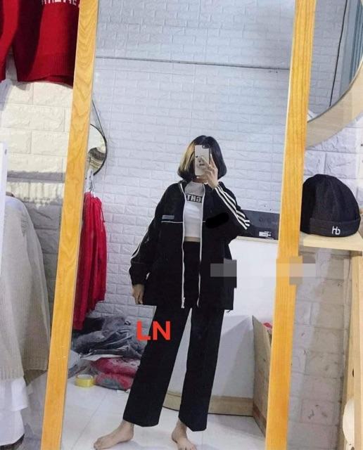 Áo khoác 3 rót logo chữ xanh DAN876