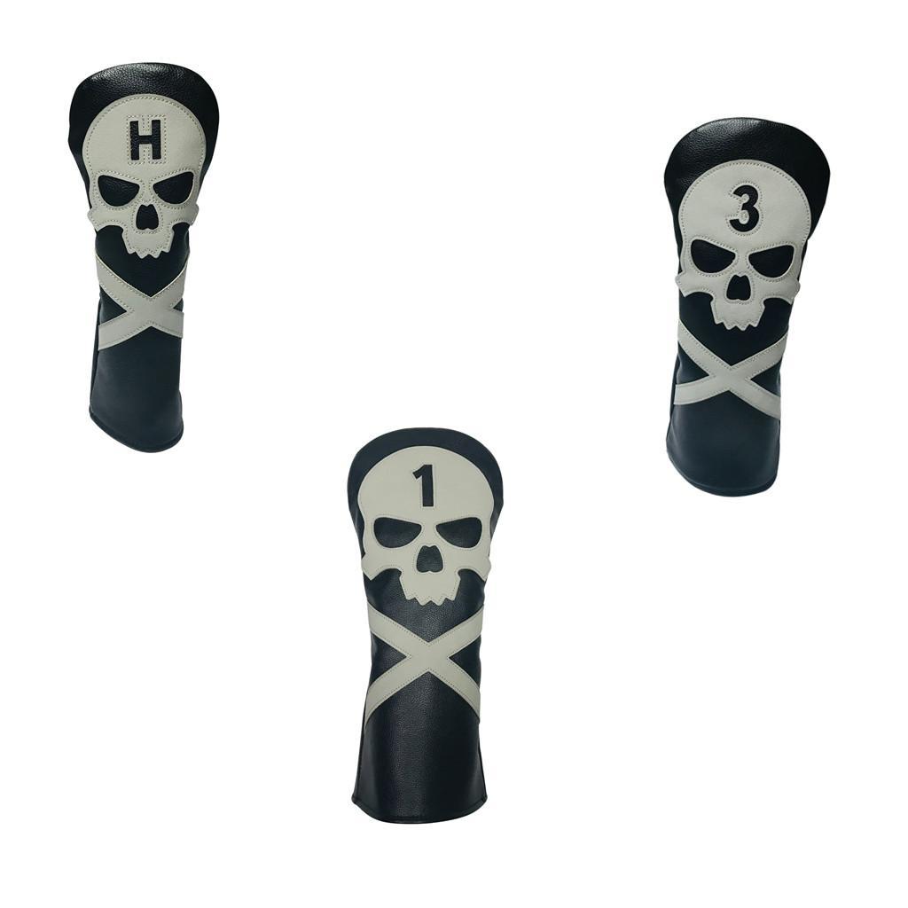 3pcs Waterproof Golf Head Cover Club Headcover Guard Sleeve