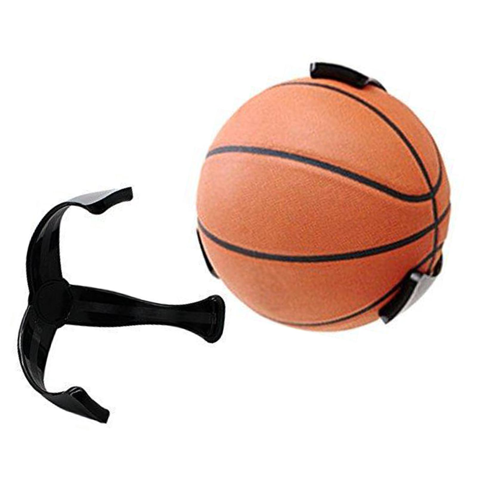 Black Plastic Wall Soccer Display Storage Rack Shelf Claw Basketball Holder
