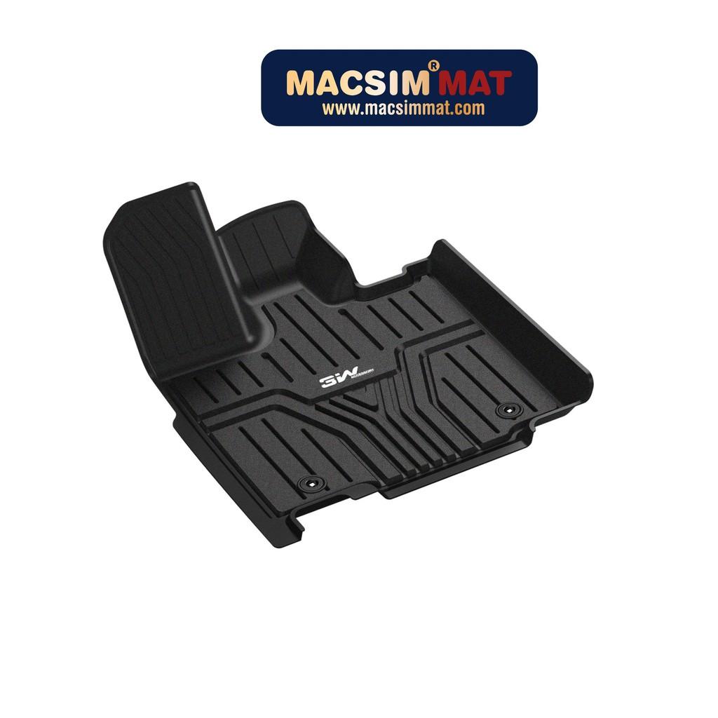 Thảm lót sàn HONDA CRV Nhãn hiệu Macsim 3W chất liệu nhựa TPE đúc khuôn cao cấp - màu đen
