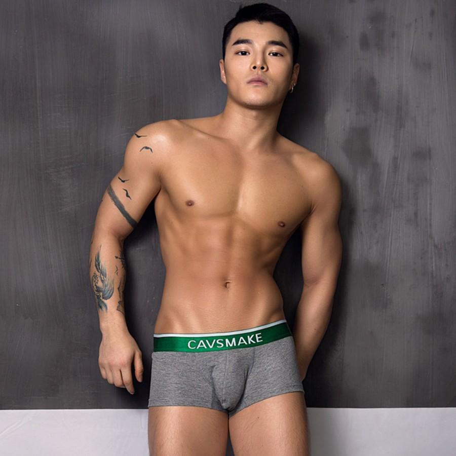 QUẦN LÓT NAM - BOXER Đai Xanh Siêu Cá Tính - Thun Mịn