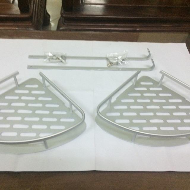 KỆ GÓC NHÀ TẮM CHẤT LIỆU HỢP KIM NHÔM 100% CHỐNG GỈ