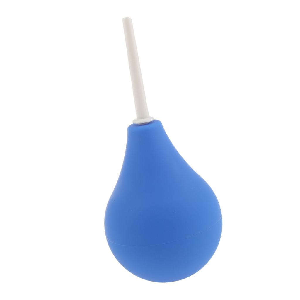224ml Blue Enema Bulb Cleaning Anal Washing Silicone Douche Cleaning Tool