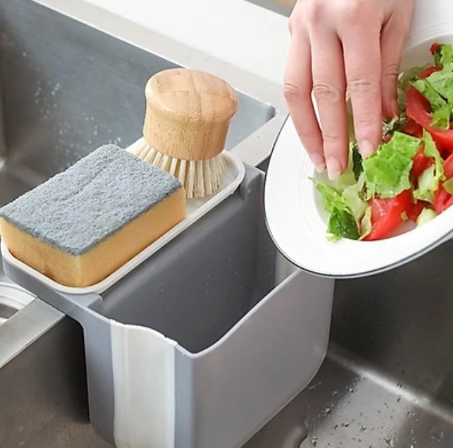 KỆ LỌC RÁC KÈM KHAY GẮN BỒN RỬA CHÉN