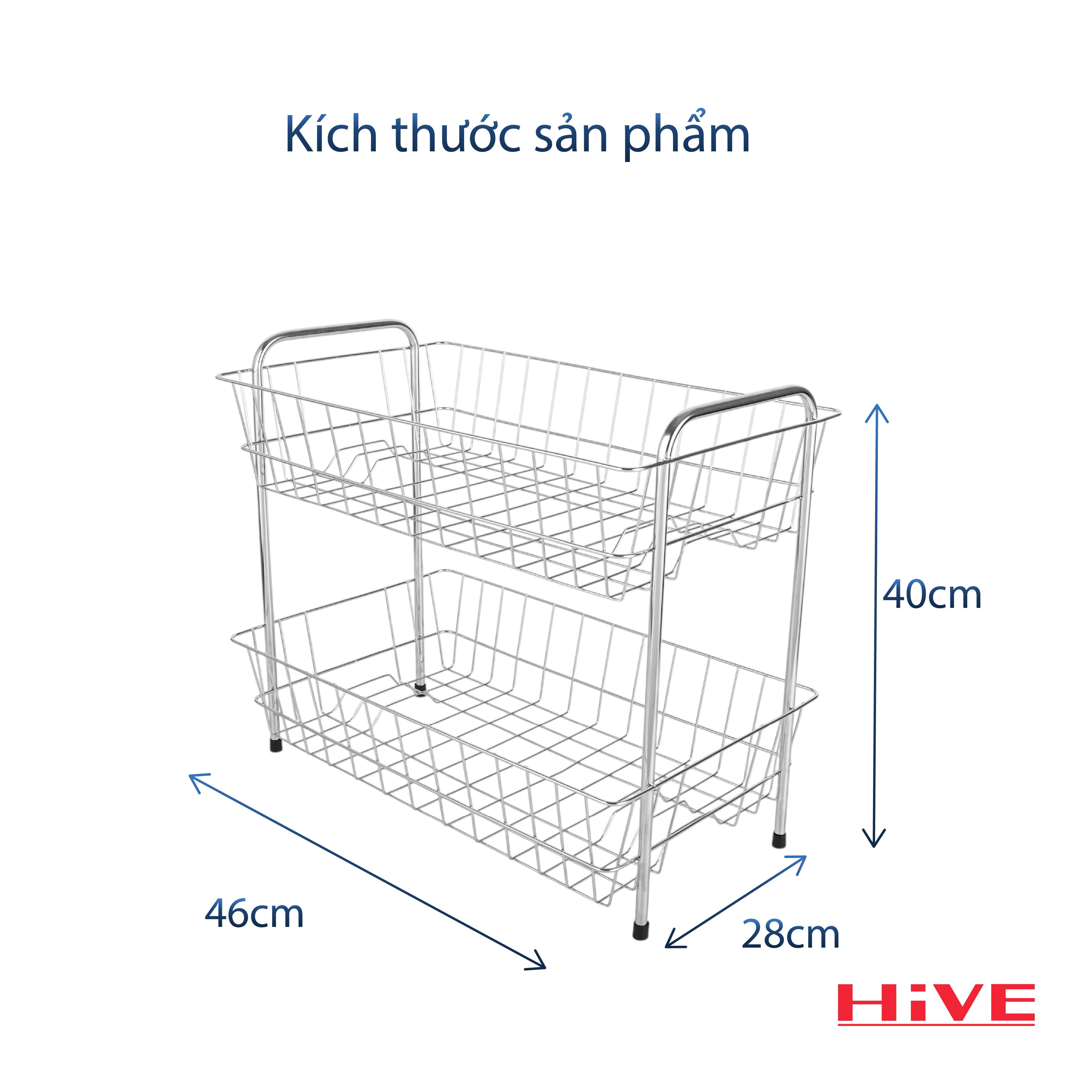 KỆ GIA VỊ ĐA NĂNG 2 TẦNG BIG INOX 304