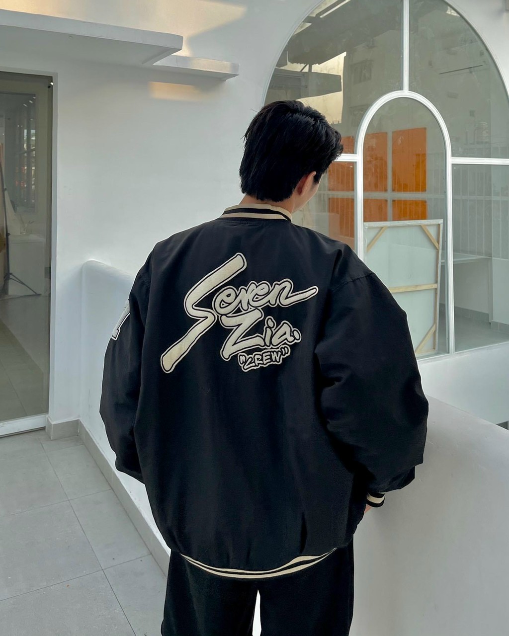 Áo Bomber Dù 2 Lớp Bóng Chày In S Cá Tính Unisex Nam Nữ, Áo khoác bomber jacket dù thu đông nam nữ style bóng chày cá tính, ÁO KHOÁC DÙ BOMBER UNISEX PHONG CÁCH BÓNG CHÀY PHỐI CHỮ S THỜI TRANG TRẺ NĂNG ĐỘNG