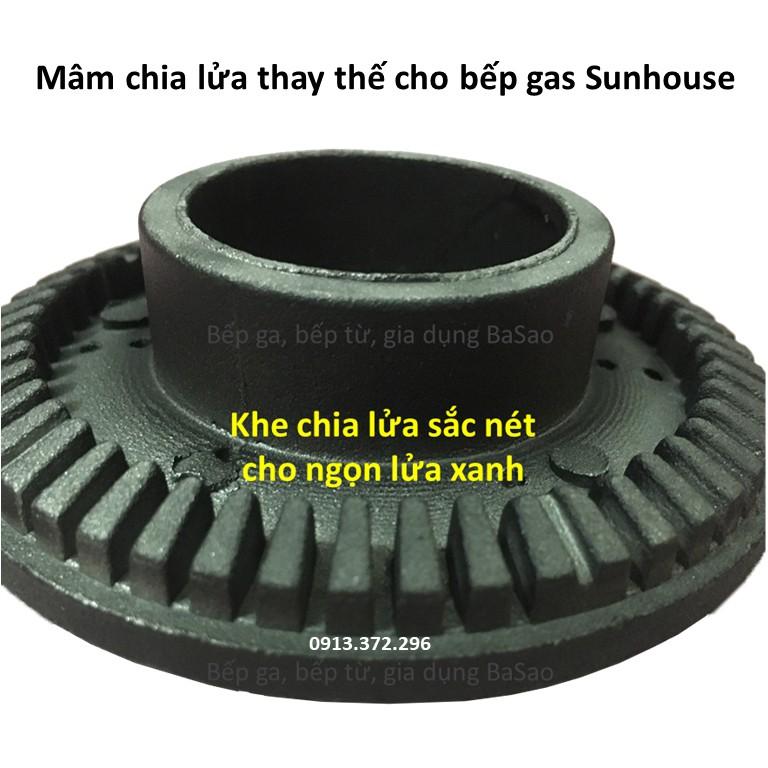 Mâm Chia Lửa (Pép Chia Lửa, Đầu Đốt) Thay Thế Cho Bếp Gas Sun house Đường Kính Trong 43mm, Đường Kính Ngoài 82mm