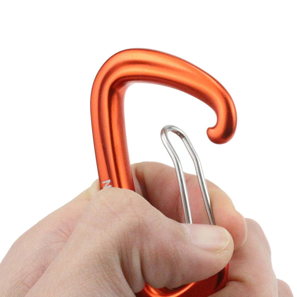 Móc khóa Carabiner chữ D bằng hợp kim nhôm tiện dụng