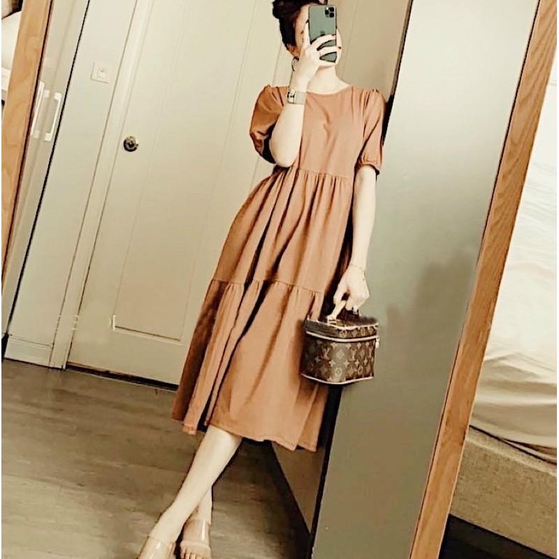 Đầm váy suông 3 tầng 2 màu