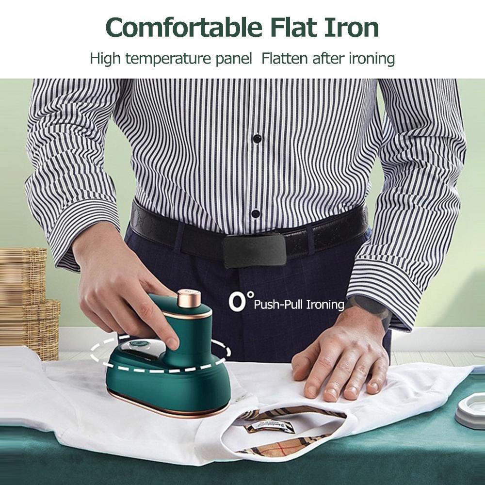 Garment Steamer Mini Foldable Rotary Iron Machine 33W Traveling Handheld Portable Clothes Home Ironer