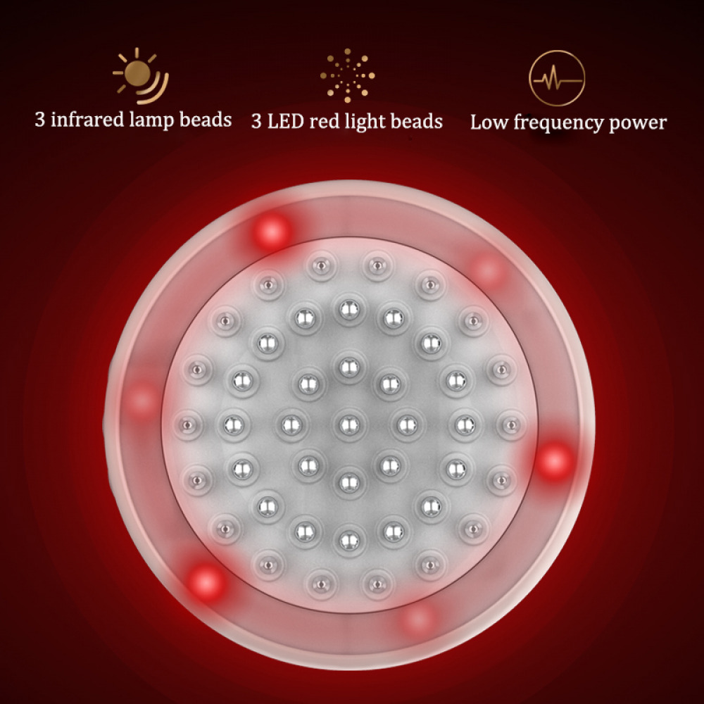 UbodyOasis Lược massage rung động vi dòng EMS Lược đèn LED đánh thức nang tóc ánh sáng đỏ Lược đánh thức da đầu bằng điện thông minh Dụng cụ lược chống rụng tóc