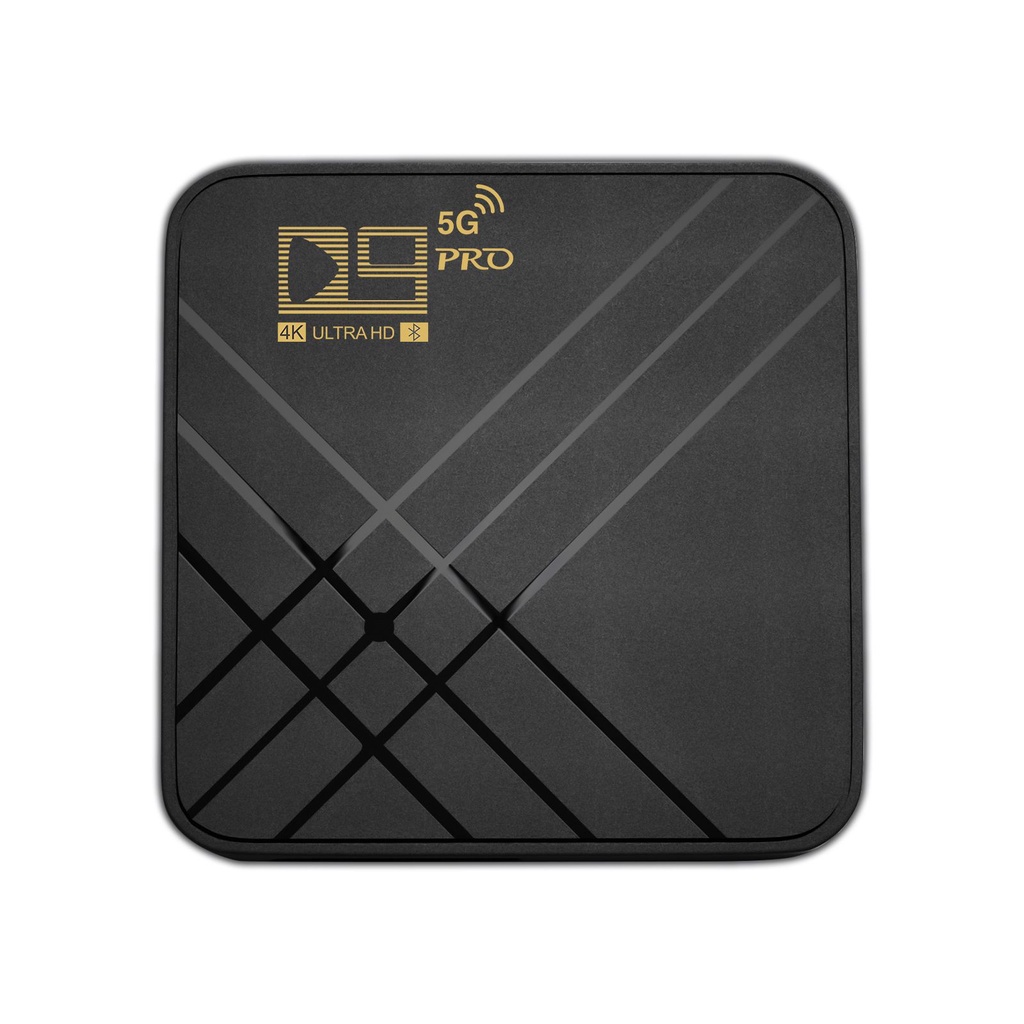 Đầu Box D9 Pro UHD 4K 8GB+128GB Amlogic S905L2, hỗ trợ HDR, kết nối bluetooth 4.1, Wifi băng tần kép 2.4G/5.8G