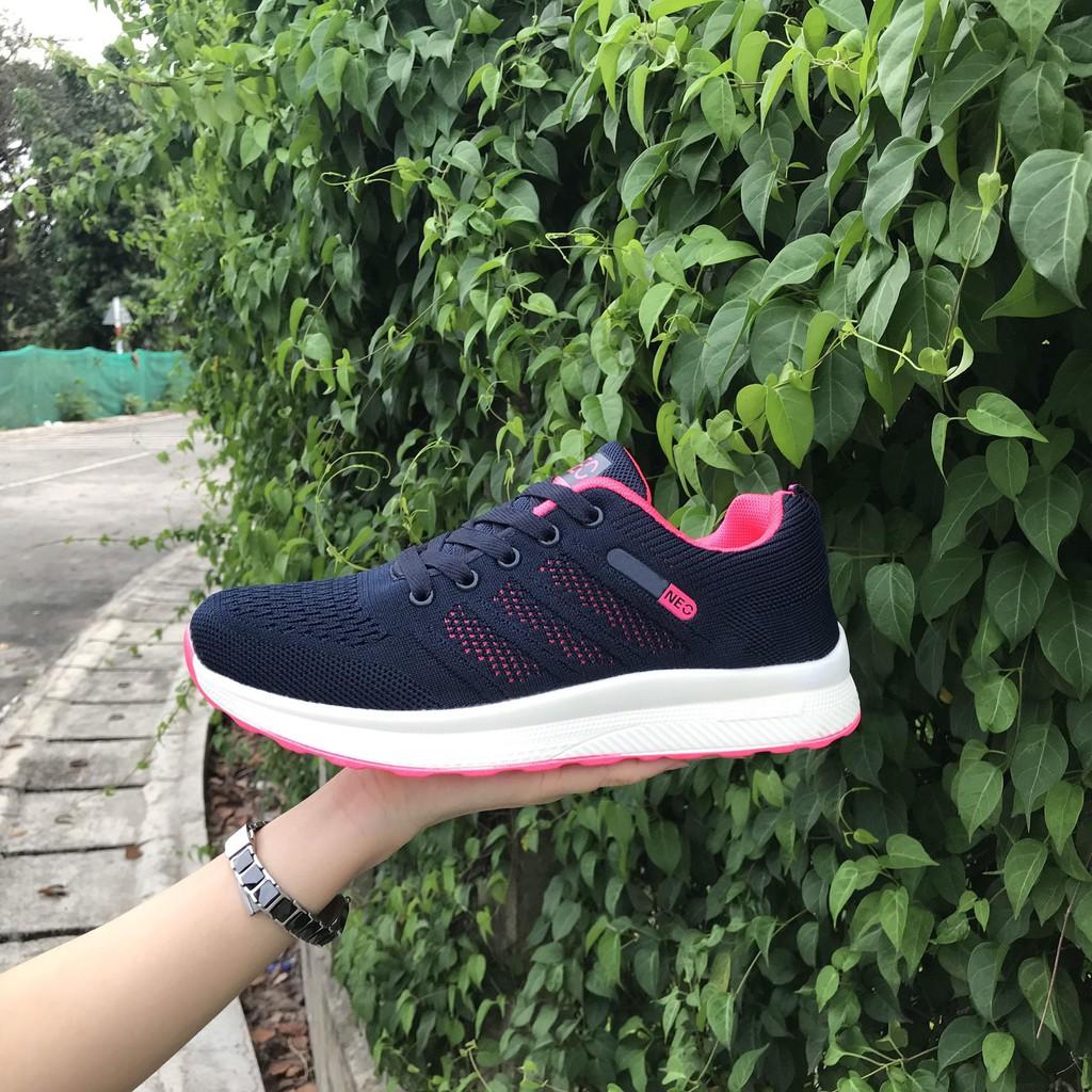 Giày thể thao nữ thời trang màu xanh H115