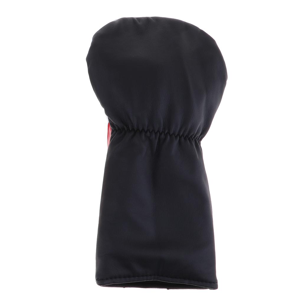 PU Golf Wood Head Cover Set For Golf Driver Fairway Hybrid White