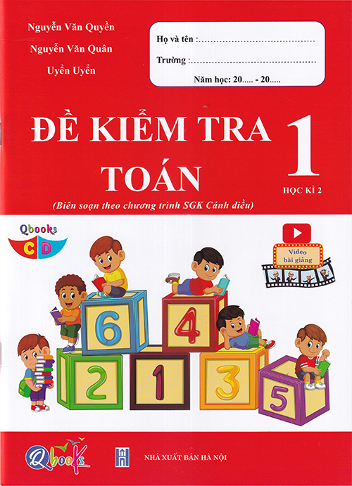 Sách - Đề kiểm tra Toán 1 học kì 2 (Biên soạn theo chương trình sgk Cánh diều)