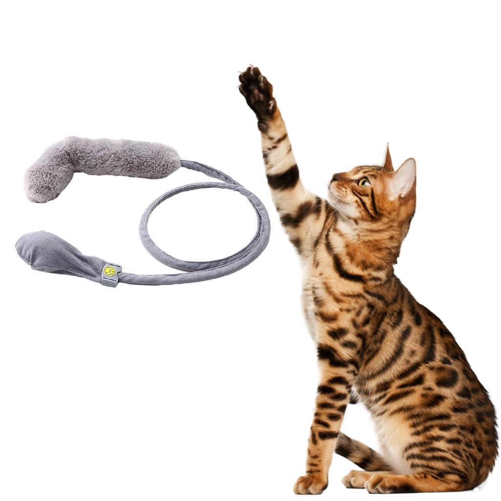 Moving Fish Cat Toy Realistic Interactive Flopping Fish Cat Kicker Catnip Toys for Indoor Cats Pets Kitten Manual Control Wagging Fish