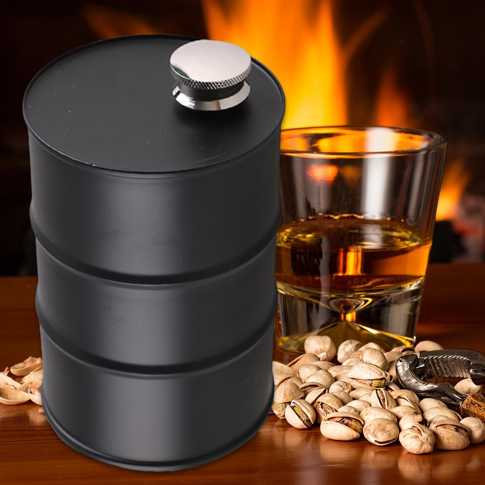 Hip Flask Kettle Wine Cup 304 Stainless Steel Liquor Container Bottle for Barbecue