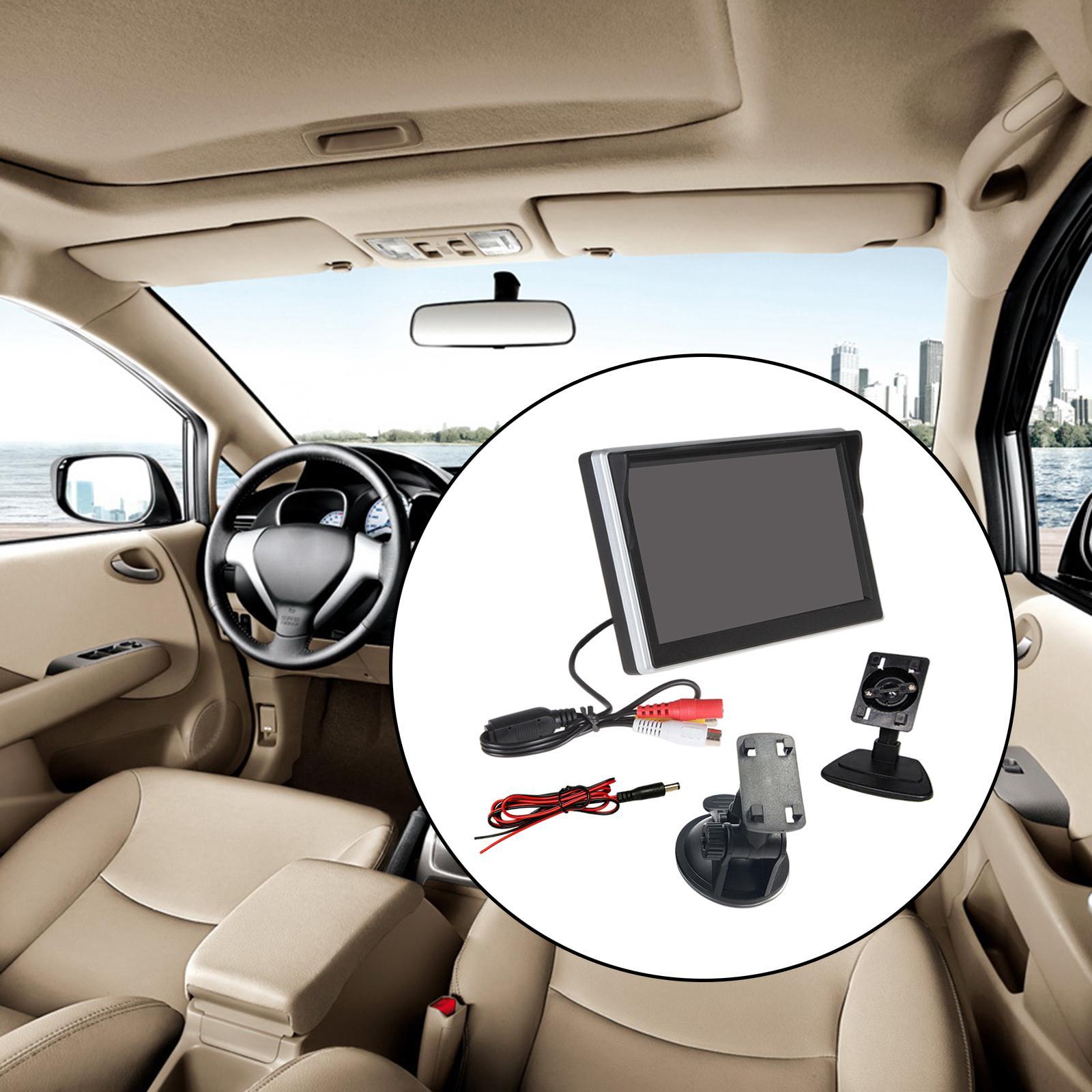 5" Car  LCD Monitor Screen Video Input  Fit for Parking Backup Camera