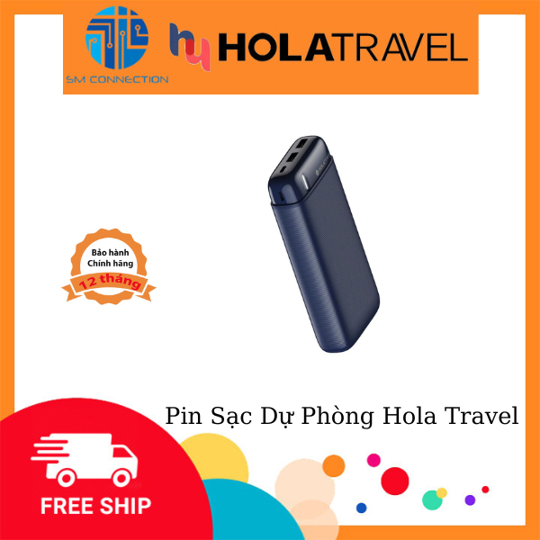 Pin Sạc Dự Phòng HOLATRAVEL POWERGO20 - 20000mAh Hàng Chính Hãng