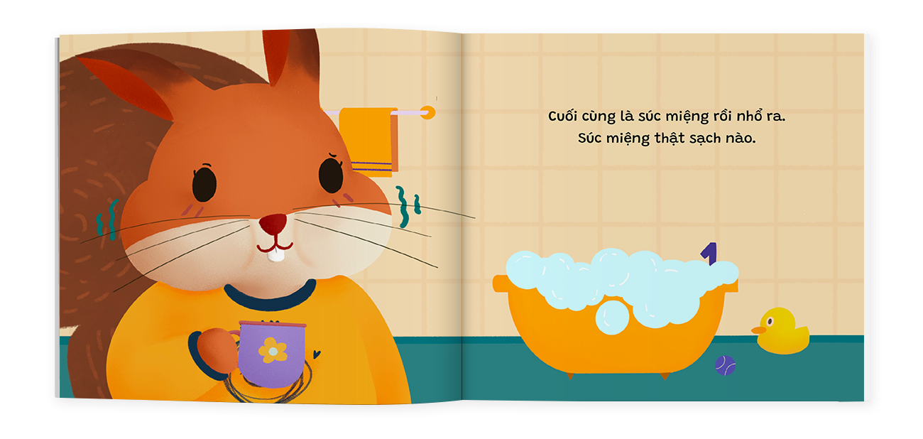 Sách Ehon Kỹ Năng Sống Để Con Yêu Tự Lập - Cùng Đánh Răng Nào