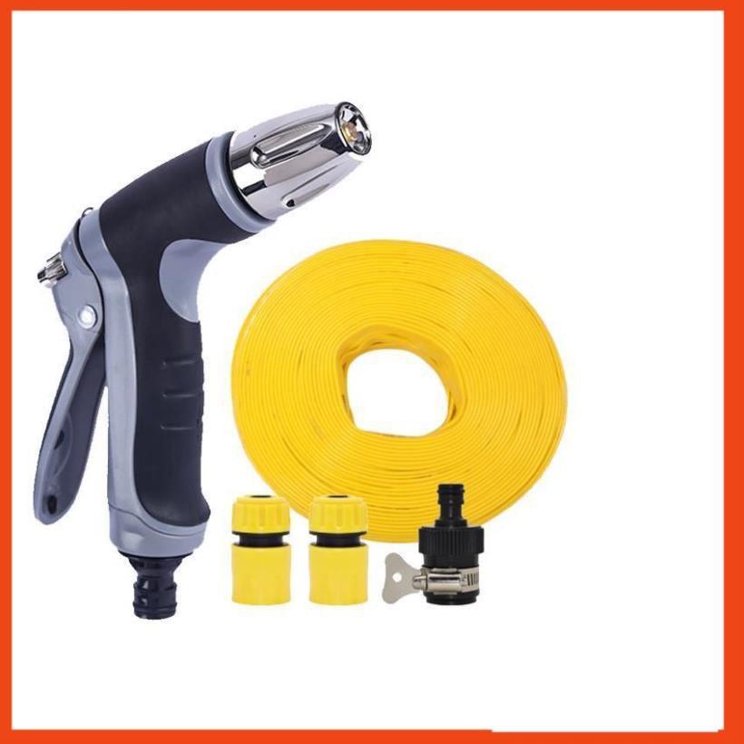 Bộ dây và vòi xịt rửa xe tưới cây tăng áp 3-5m  206817