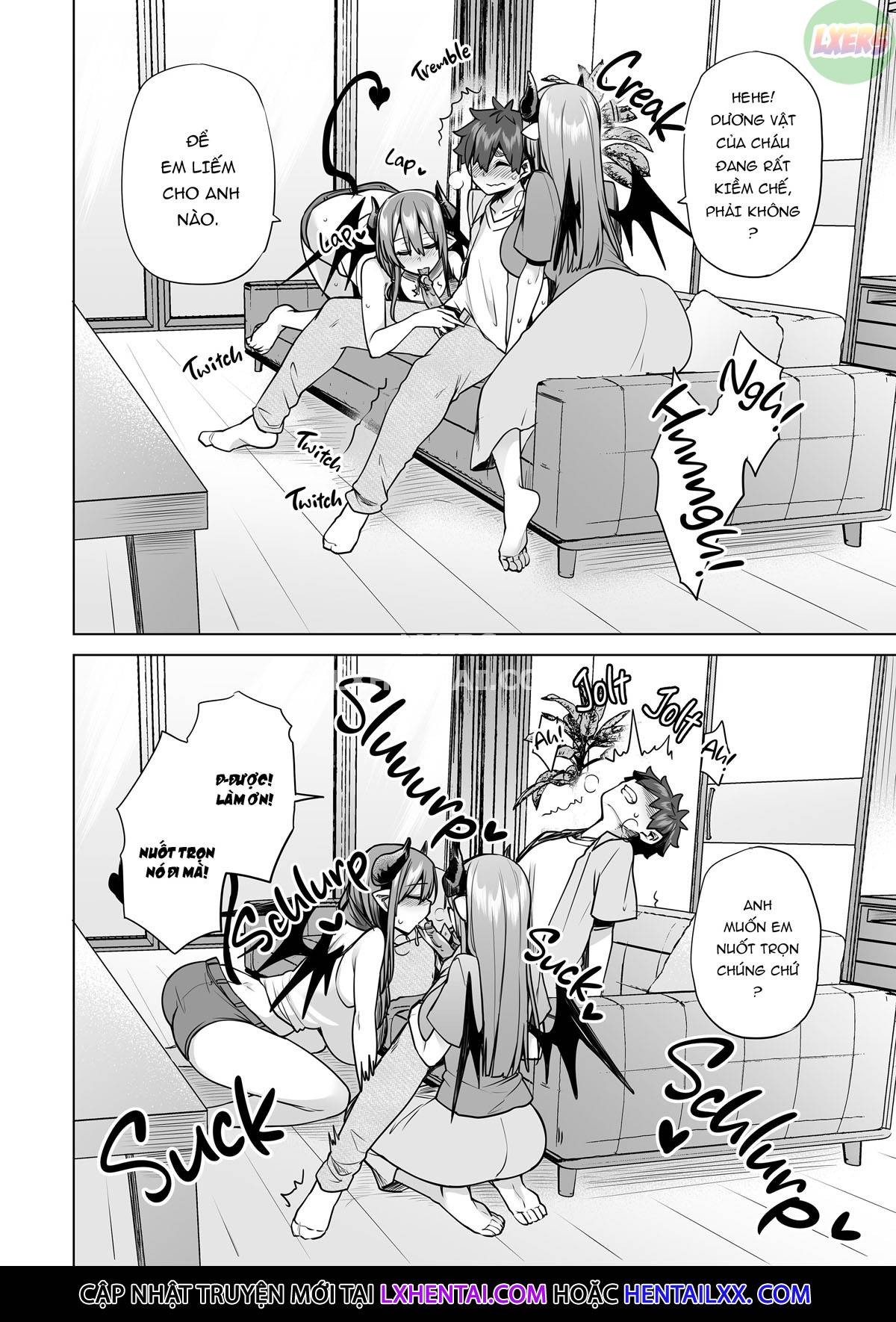 những quý cô succubus đang trên đường làm nhiệm vụ tạo ra sữa chapter 1 33