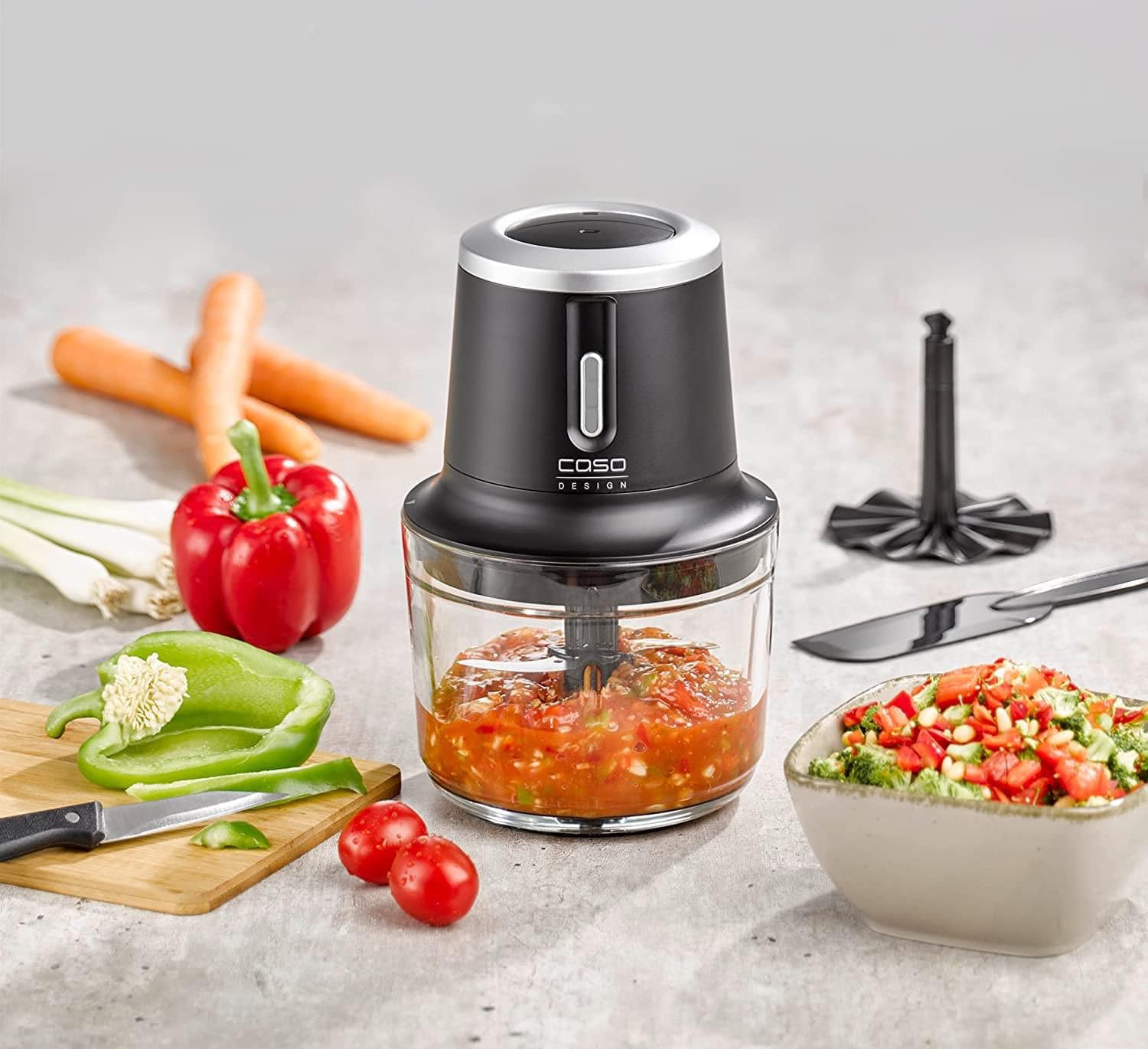 Máy xay thực phẩm đa năng CASO Chop & Go Hàng Chính Hãng