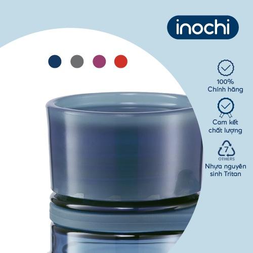 Bình nước Inochi - Kita Slim 350ml màu Ghi sữa/Hồng sen/Xanh chàm/Cam sữa