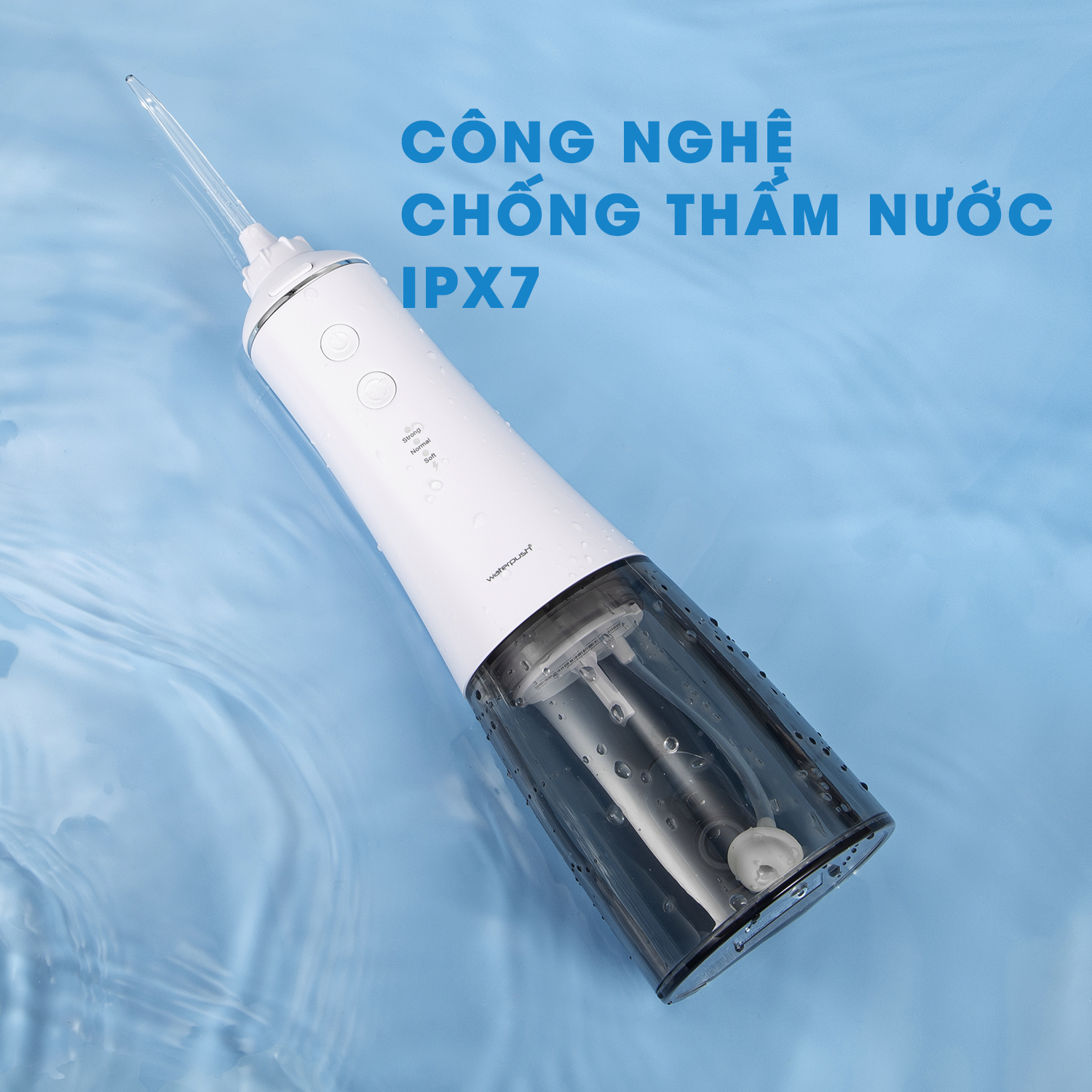 Máy Tăm Nước Cao Cấp WaterPush 2203 X - Áp lực 150PSI - 1 đổi 1 Online trong 12 tháng