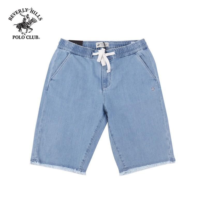 Quần short Nam Beverly Hills Polo Club Regularfit Denim Xanh QSRS20V157