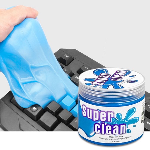 Bộ 2 Hộp Gel silicon lấy bụi bẩn từ ô tô, khe bàn phím máy tính, laptop, điện thoại di động, máy ảnh..., giao màu ngẫu nhiên