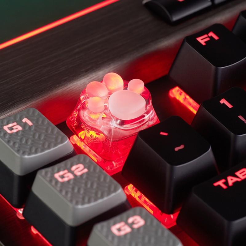 Nút Bàn Phím Cơ 3d Hình Dấu Chân Mèo