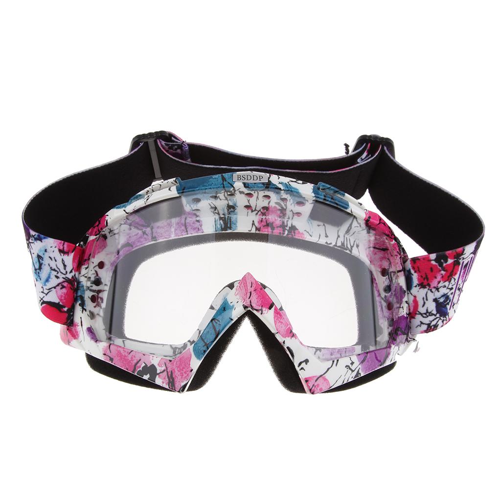 Unisex Motorcycle Goggles Dirt Bike Goggles Grip for ATV Motocross Goggles Glasses Lens Kit Fit for Men Women Youth