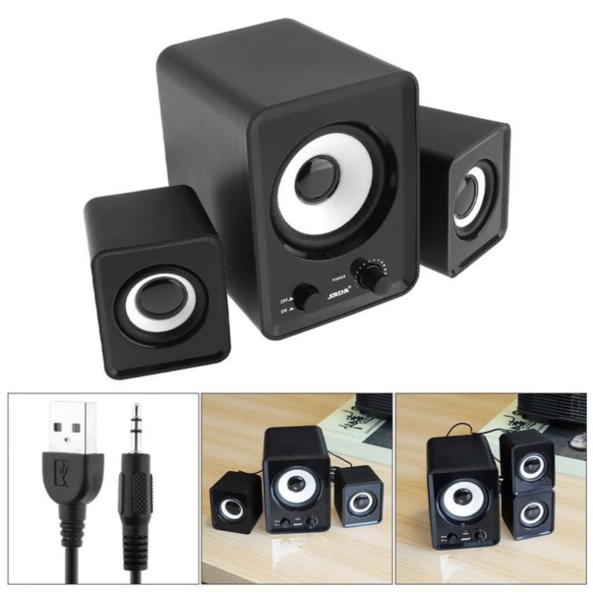 Bộ 3 Loa Vi Tính PC Cao Cấp 2.1 - Loa vi tính Âm Bass Echo Hay - Nhỏ Gọn (MSP VT125)