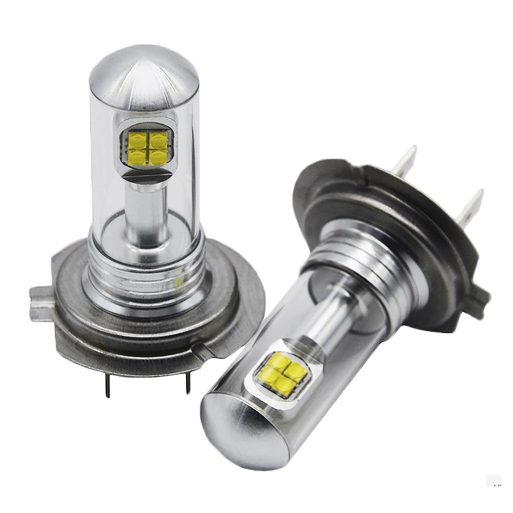 2 Pieces H7 80W Car Fog Driving DRL Light LED Bulbs White