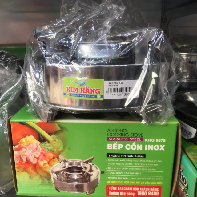 Bếp cồn Inox an toàn, tiện lợi, sử dụng dễ dàng