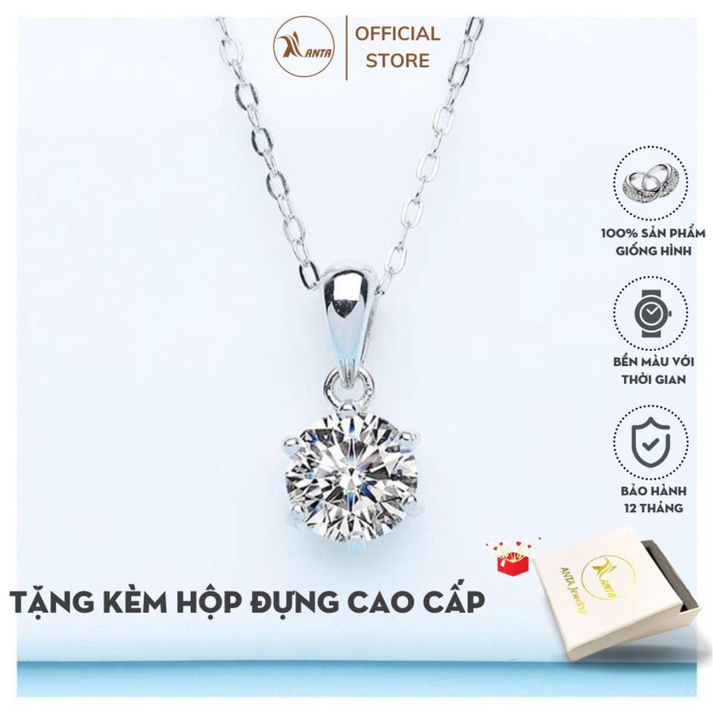 Dây chuyền bạc 925 Đính đá thời trang cho nữ ANTA Jewelry ATJ3025