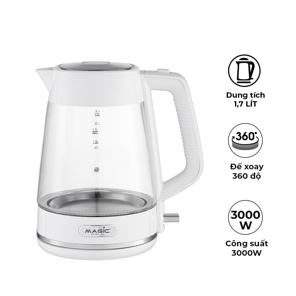 Bình Đun Siêu Tốc Magic Eco AC-41 1.7L (2200W) - Hàng chính hãng