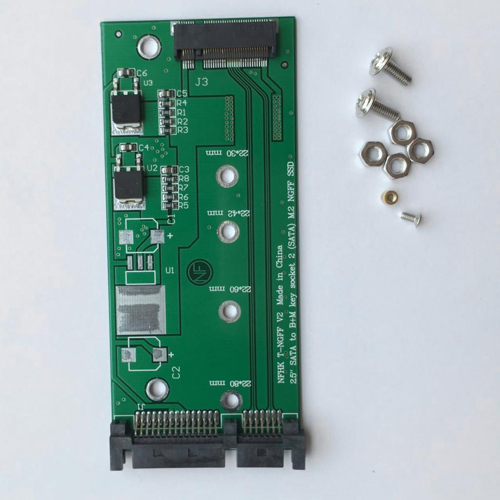 M.2 NGF SSD to SATA III 3 Converter Adapter Card Module Board for Desktop