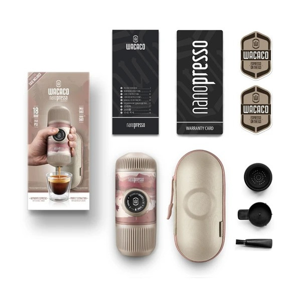 DỤNG CỤ ÉP ESPRESSO BẰNG TAY WACACO NANOPRESSO JOURNEY FALL BREAK + TÚI CHỐNG SỐC