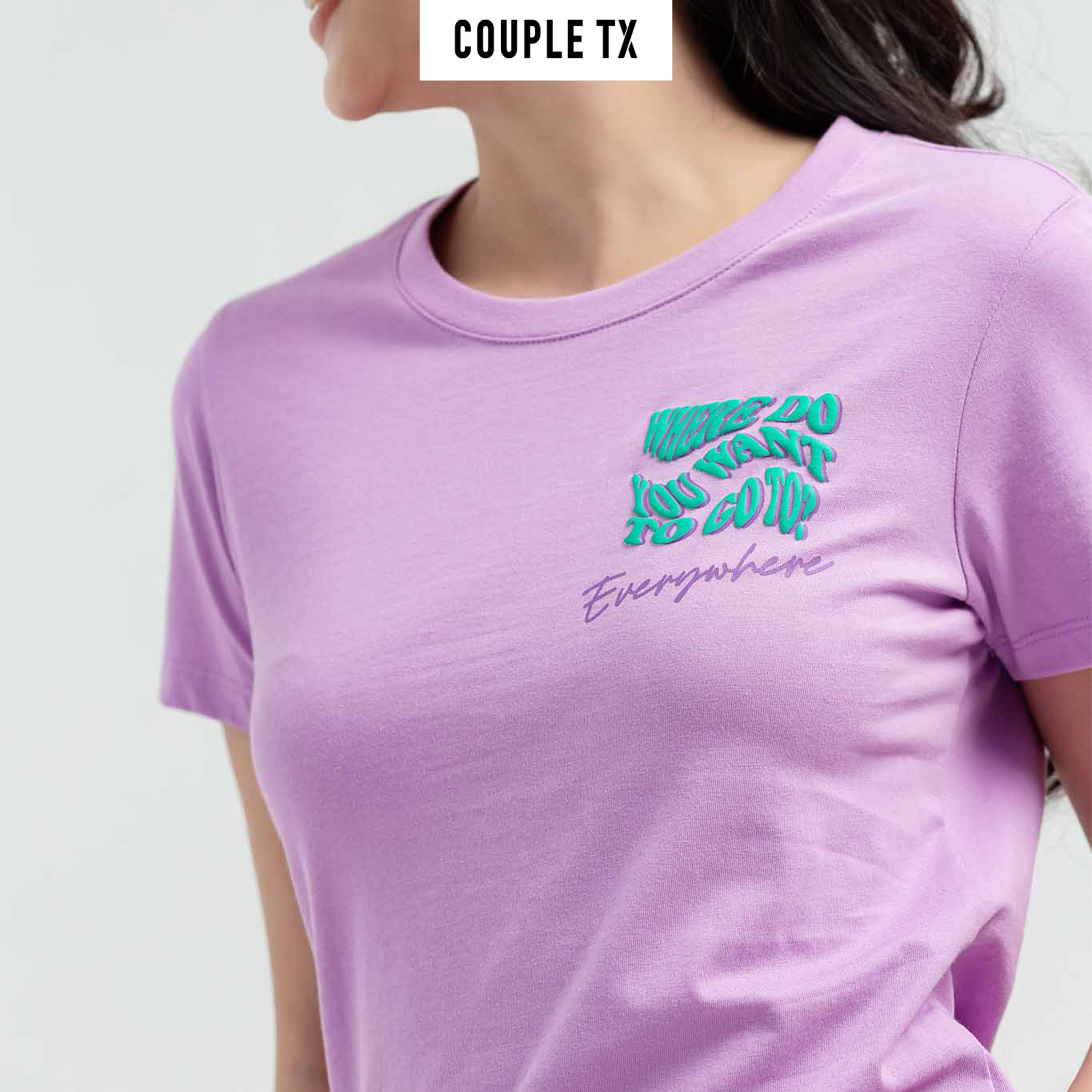 COUPLE TX - Áo Thun Nữ Slim In EveryWhere WTS 2204
