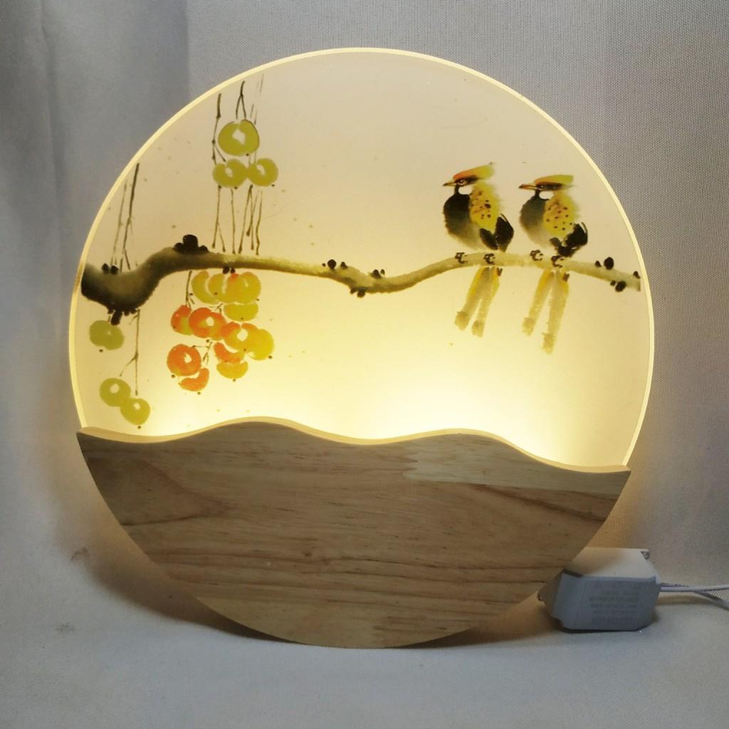 Đèn tranh LED 3D- đèn tường - đèn cầu thang đĩa LED VSLIGHT hiện đại