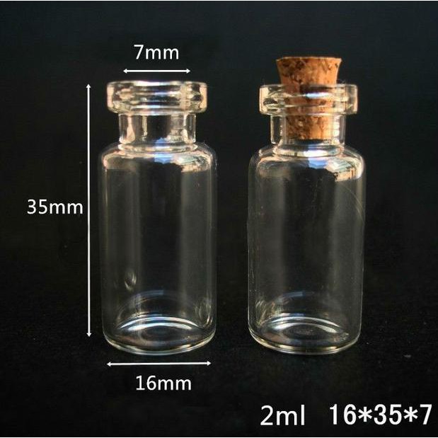 Lọ thuỷ tinh 16x35mm