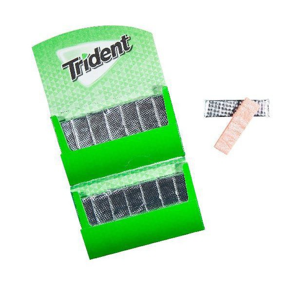 Lốc 12 thanh kẹo Gum Trident Watermelon Twist vị Dưa hấu