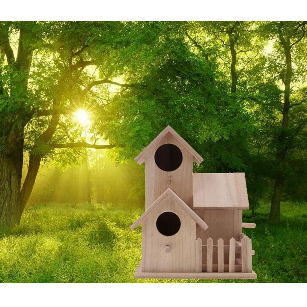 2x Bird House Nest Dox  House   Birdhouse