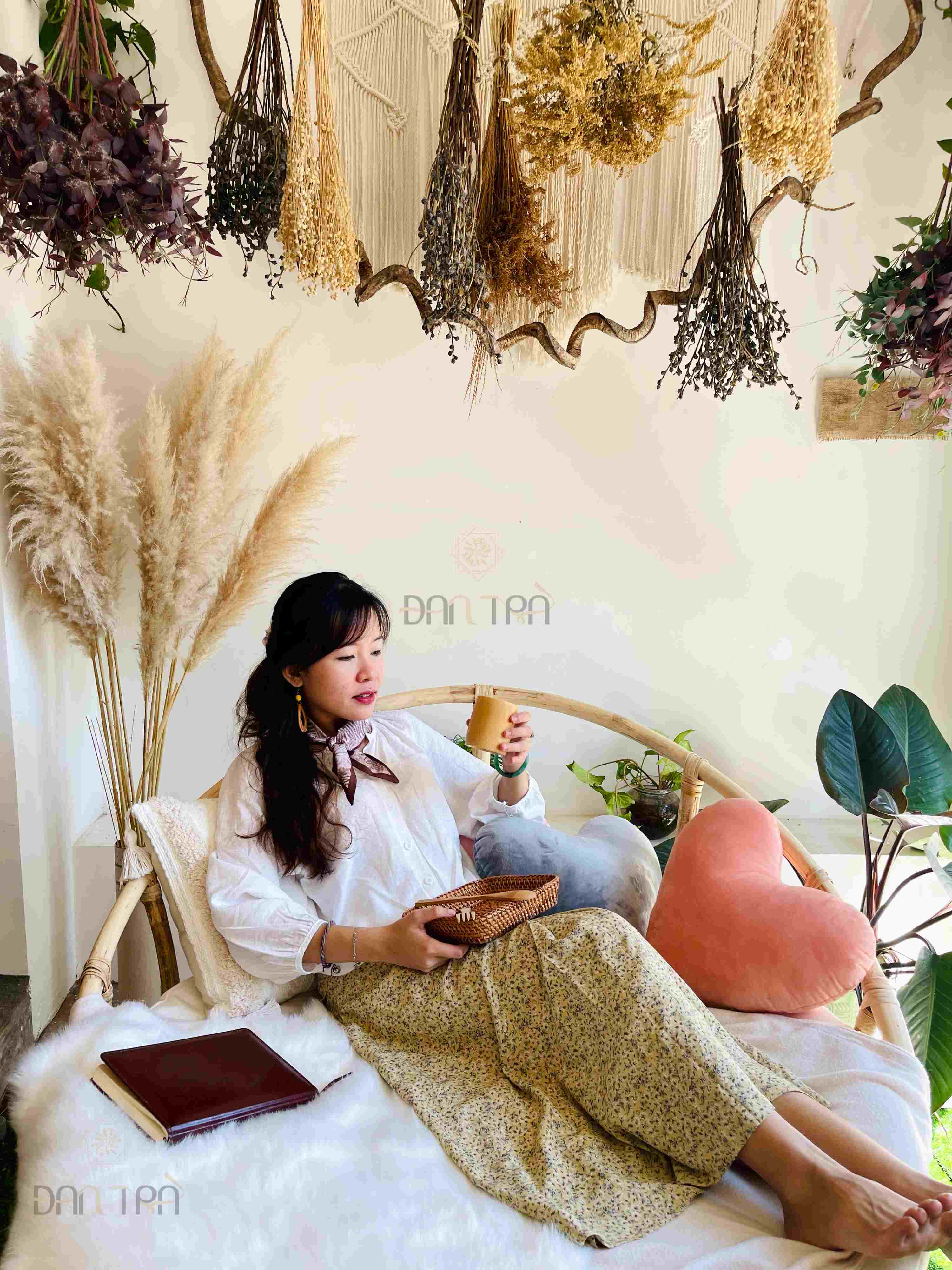 Ghế Mây Papasan Cách Tân Phong Cách Châu Âu - Kích thước 1m4 form truyền thống- Ghế Mây Thư Giãn Đọc Sách- Nội Thất Mây Tre Đan Trà